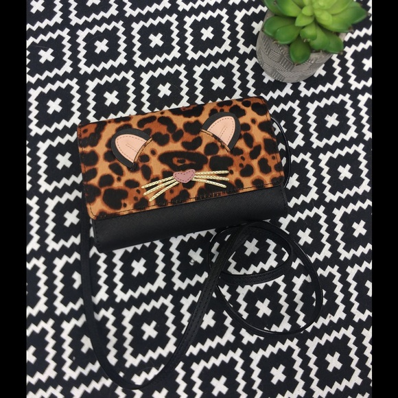 kate spade Handbags - Kate Spade Leopard Summer Run Wild Purse